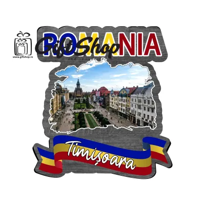 Timisoara romania, magnet frigider mgs161